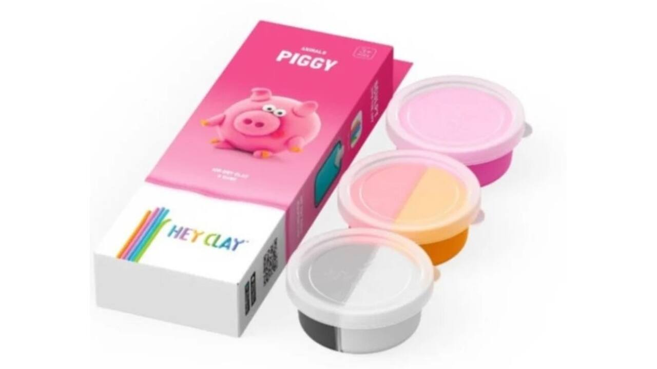 Klei Hey Clay Piggy 3 potjes