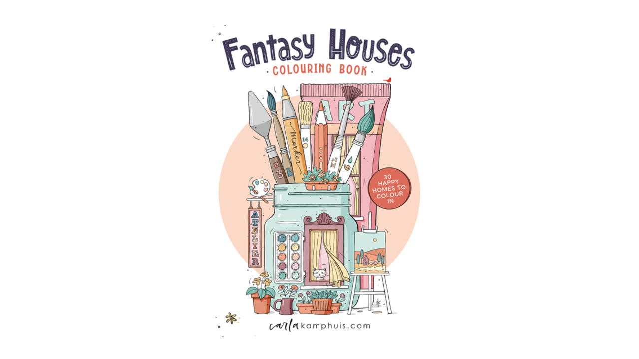 Kleurboek MUS Fantasy Houses