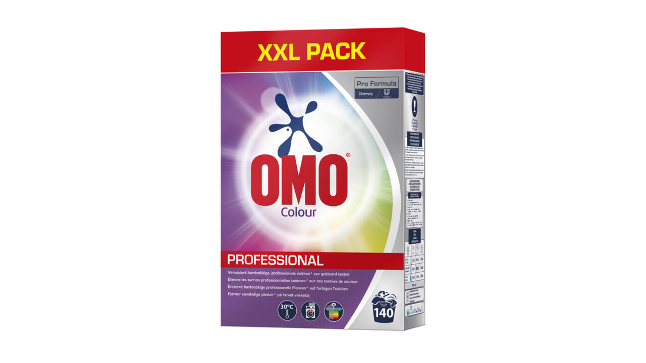 Wasmiddel Omo Pro Formula poeder color 7kg 140 scoops