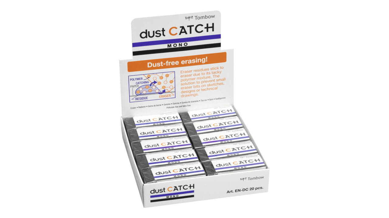 Gum Tombow Mono dust Catch 19 gram zwart