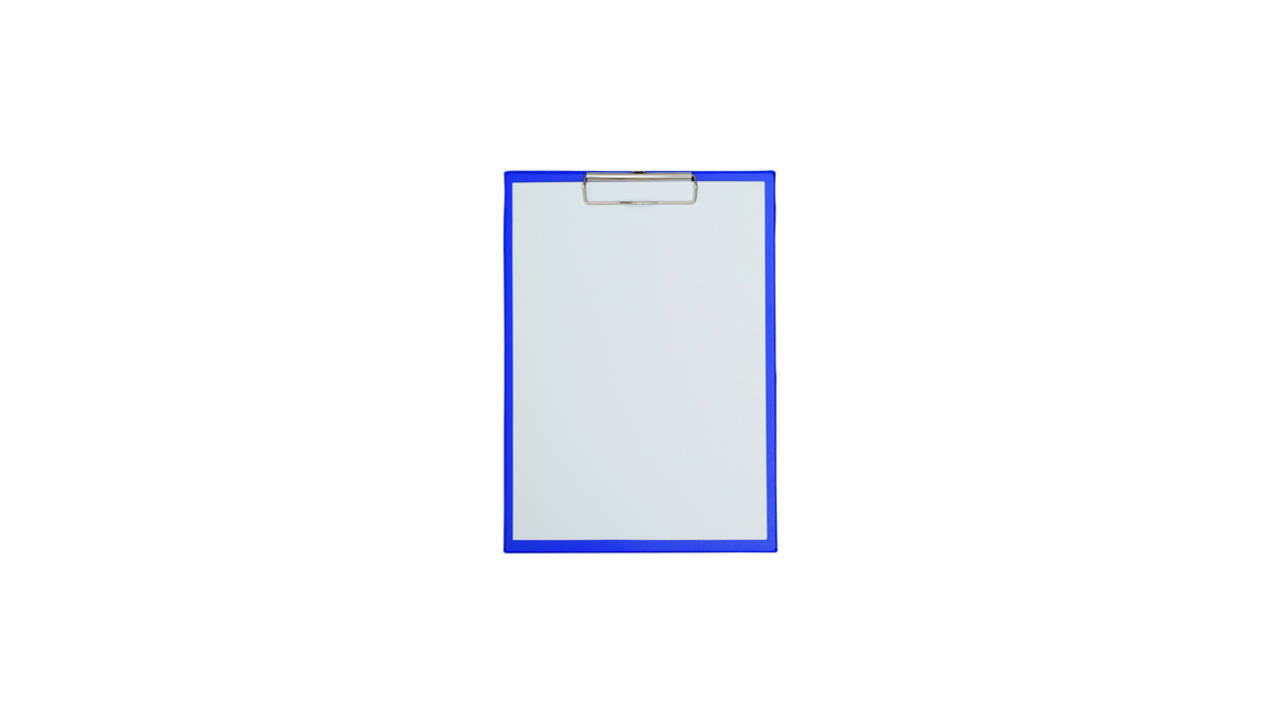 Klembord MAUL A4 staand  PVC blauw
