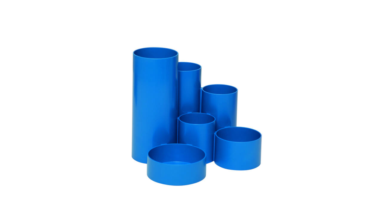 Pennenkoker MAUL tubo 6-vaks Ø150x125mm blauw