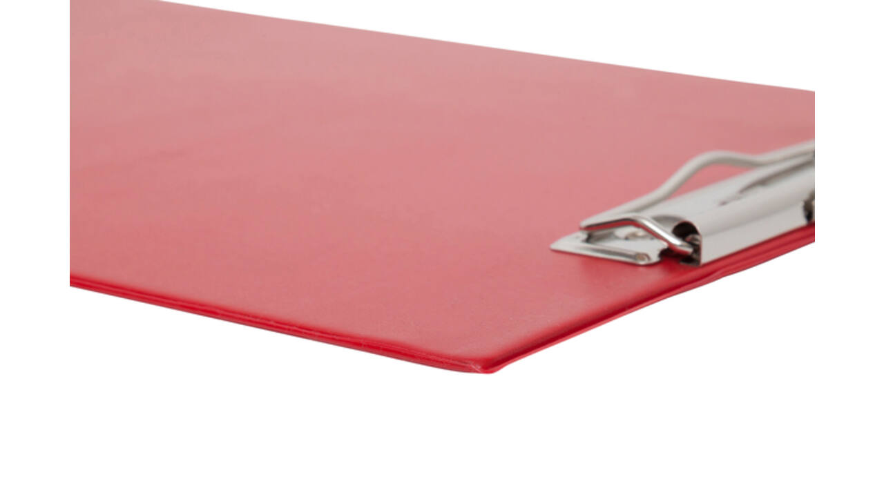 Klembord MAUL A4 staand PVC rood