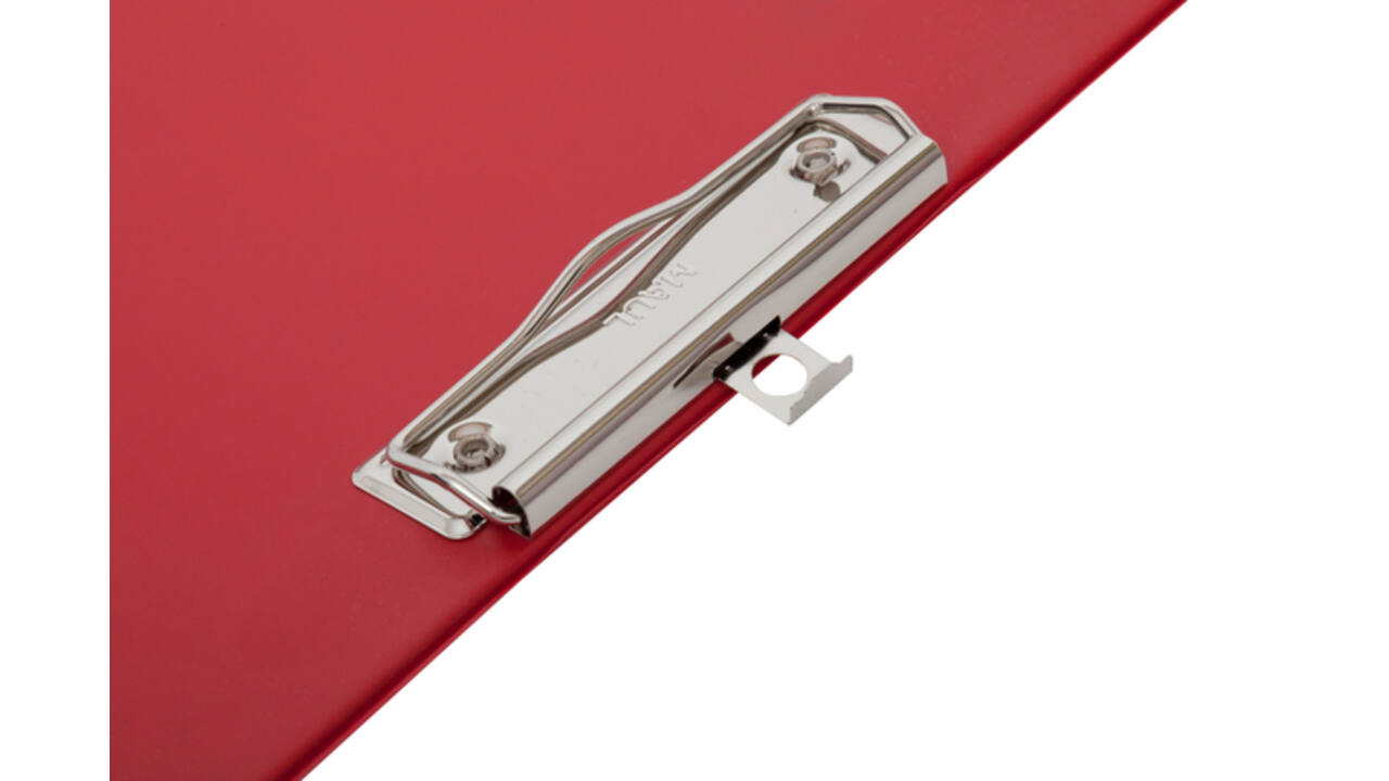 Klembord MAUL A4 staand PVC rood