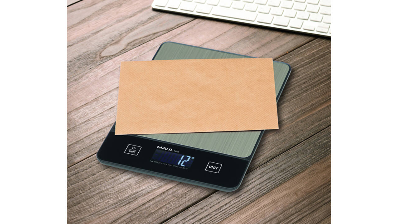 Briefweger MAUL Libra tot 5000 gram inclusief batterij zwart