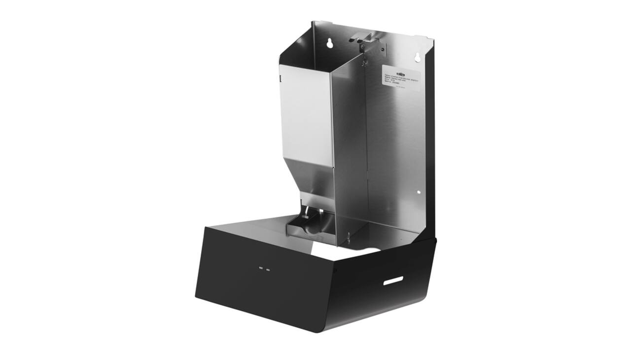 Dameshygiënedispenser MediQo-line klein RVS zwart