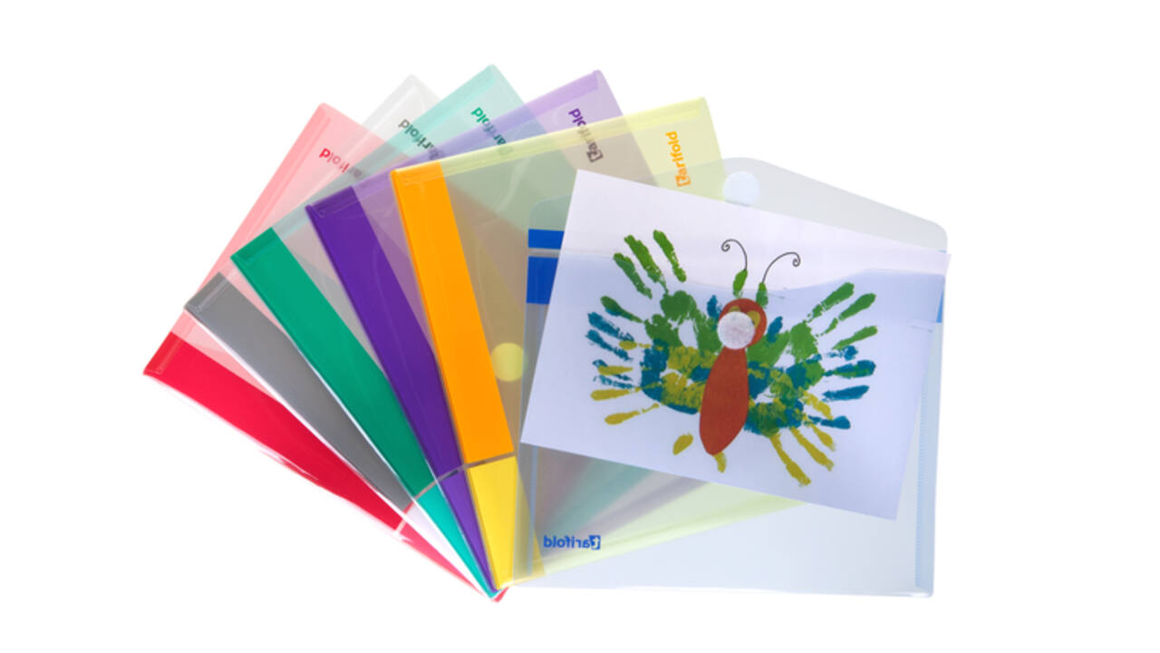 Enveloptas Djois Color Collection A5 horizontaal assorti