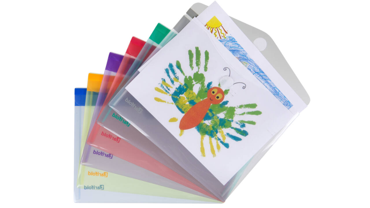 Enveloptas Djois Color Collection A5 horizontaal assorti