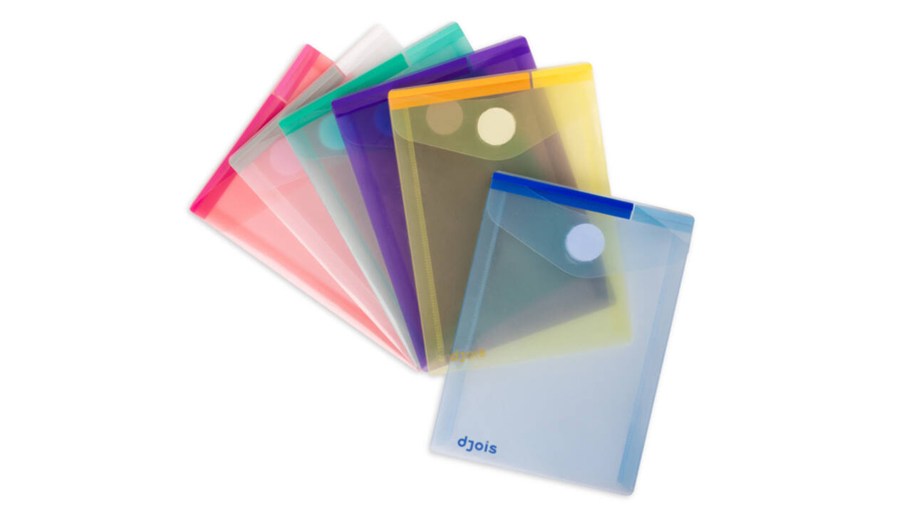 Enveloptas Djois Color Collection A6 verticaal assorti
