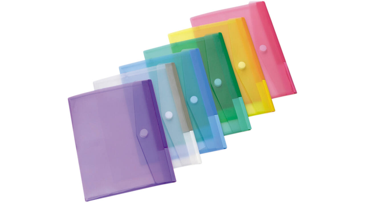 Enveloptas Djois Color Collection A4 horizontaal assorti