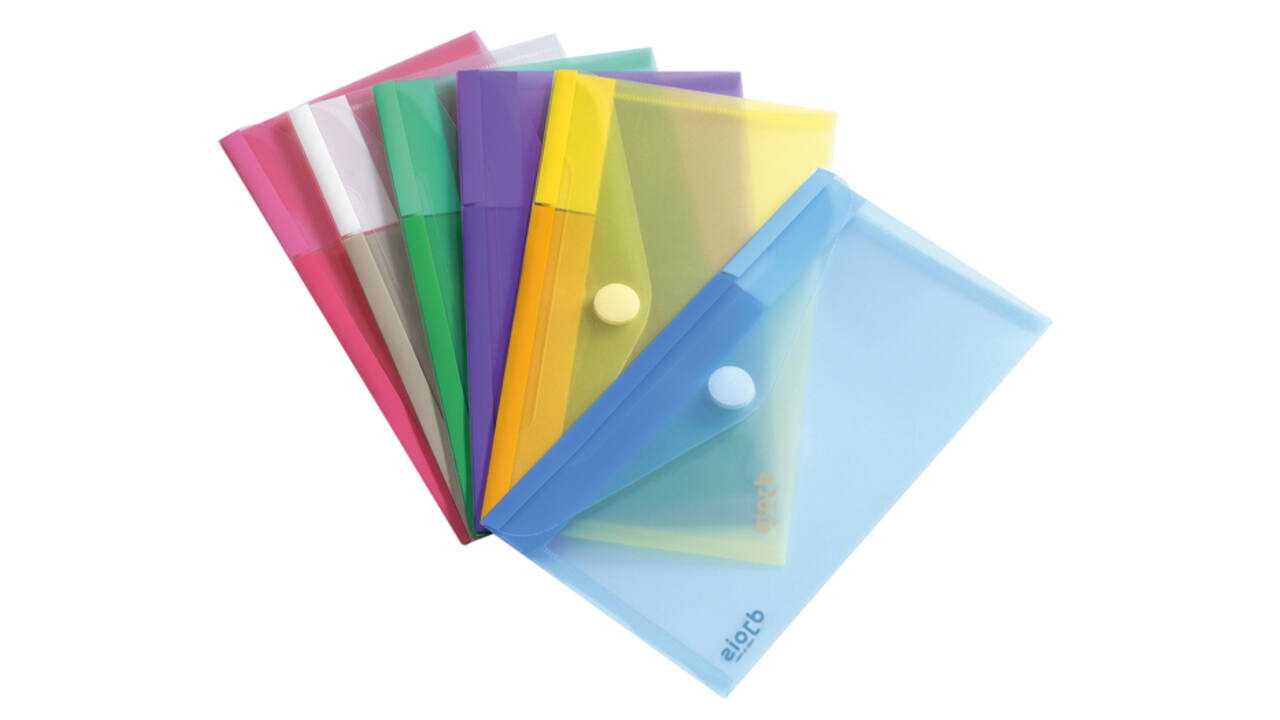 Enveloptas Djois Color Collection horizontaal 250x135mm assorti