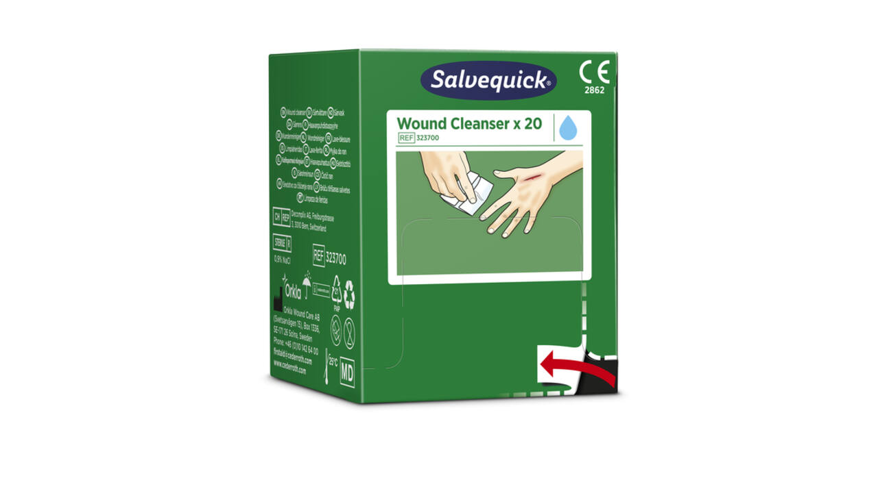 Wondreinigingsdoekjes Salvequick 20 stuks