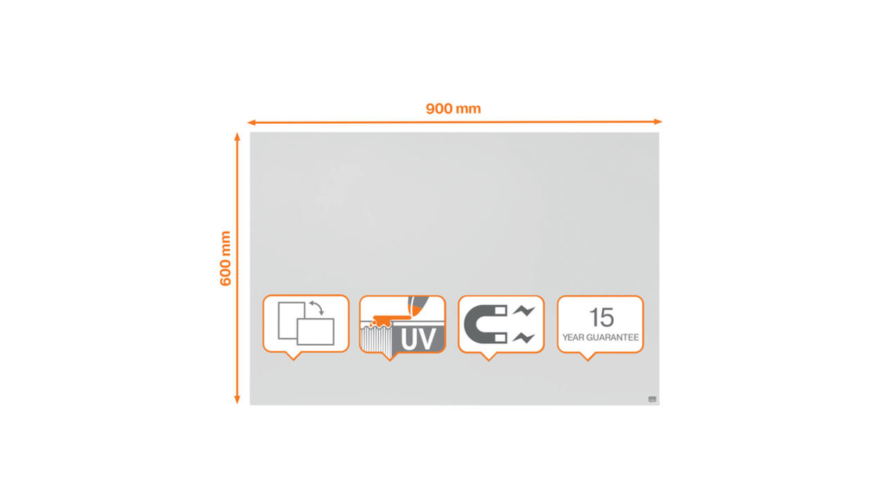 Whiteboard Nobo Infinity randloos 60x90cm