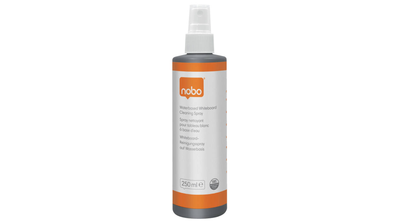 Whiteboardreinigingsspray Nobo waterbasis 250ml