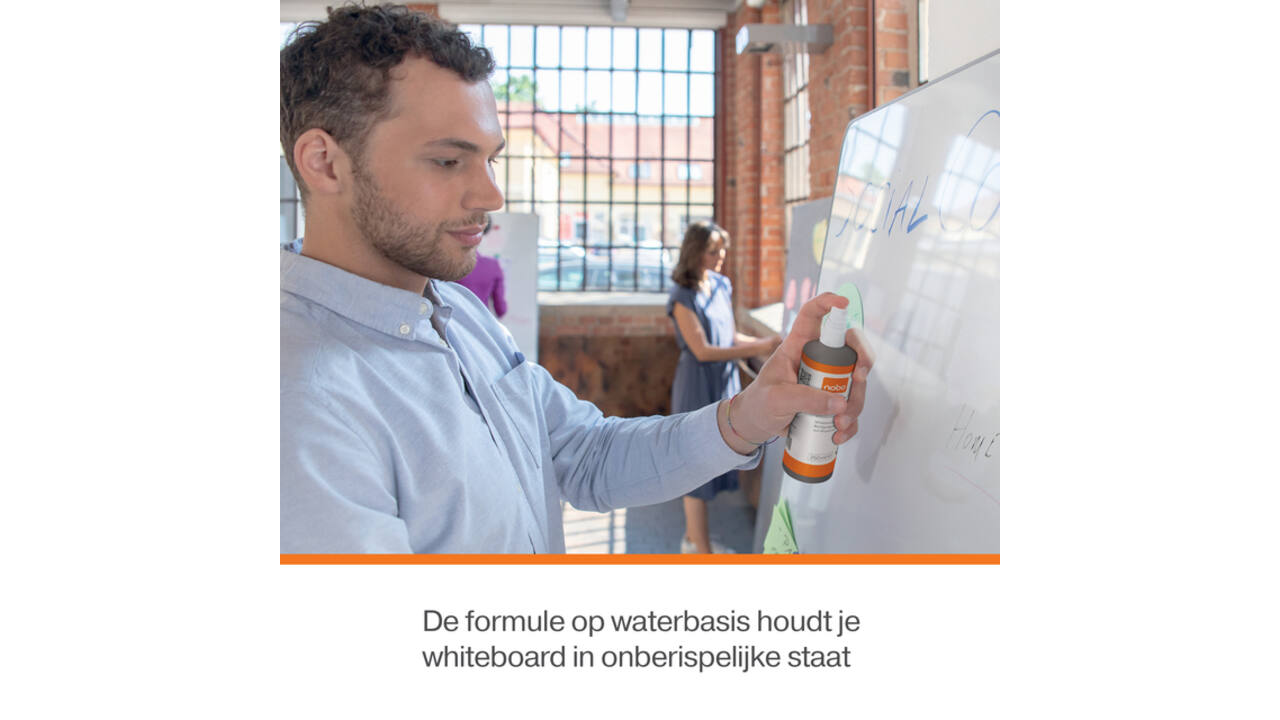 Whiteboardreinigingsspray Nobo waterbasis 250ml