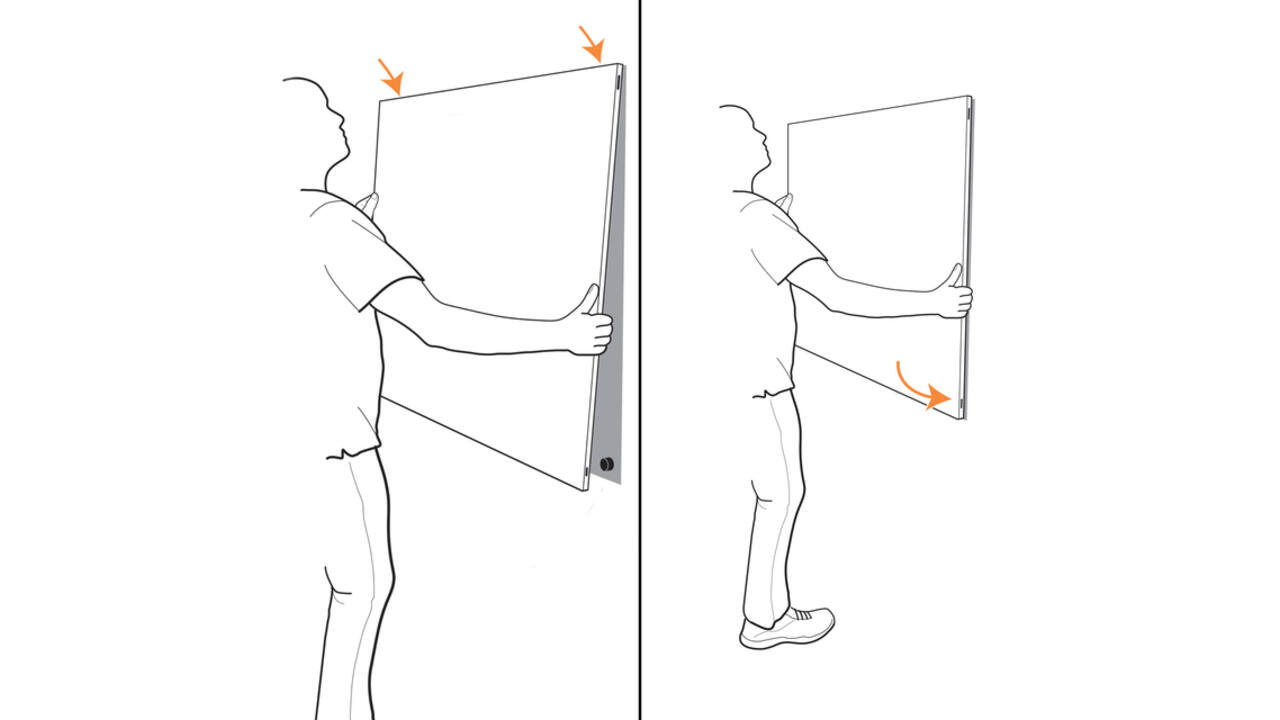Whiteboard Nobo Infinity randloos 90x120cm