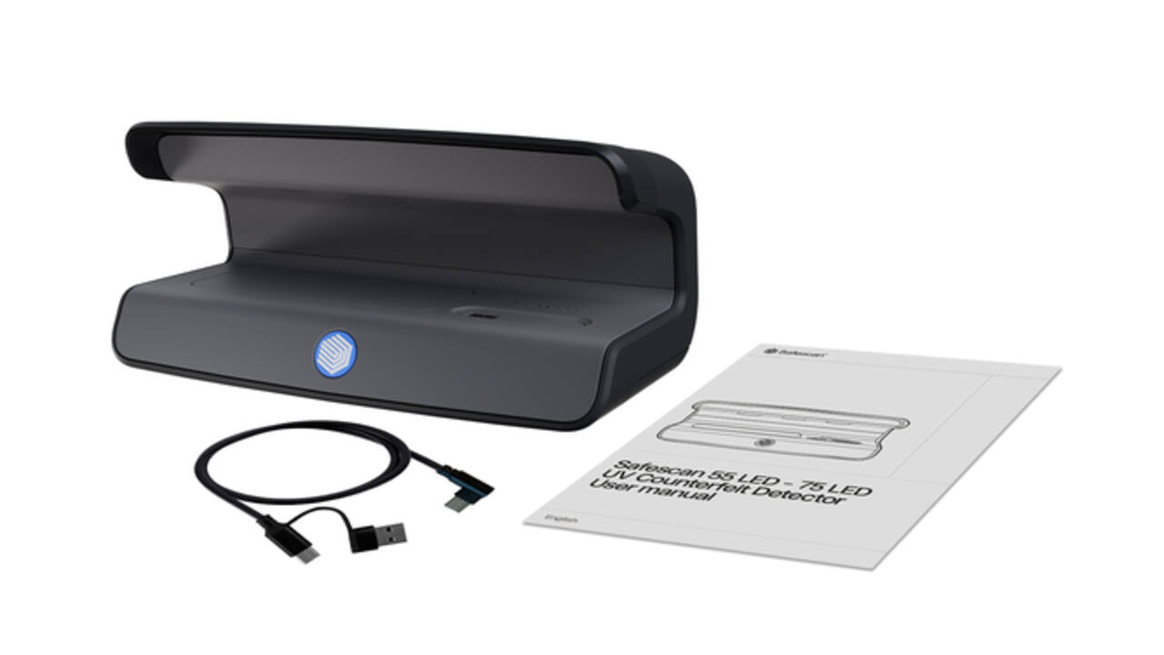 Valsgeld detector Safescan 55 UV LED zwart