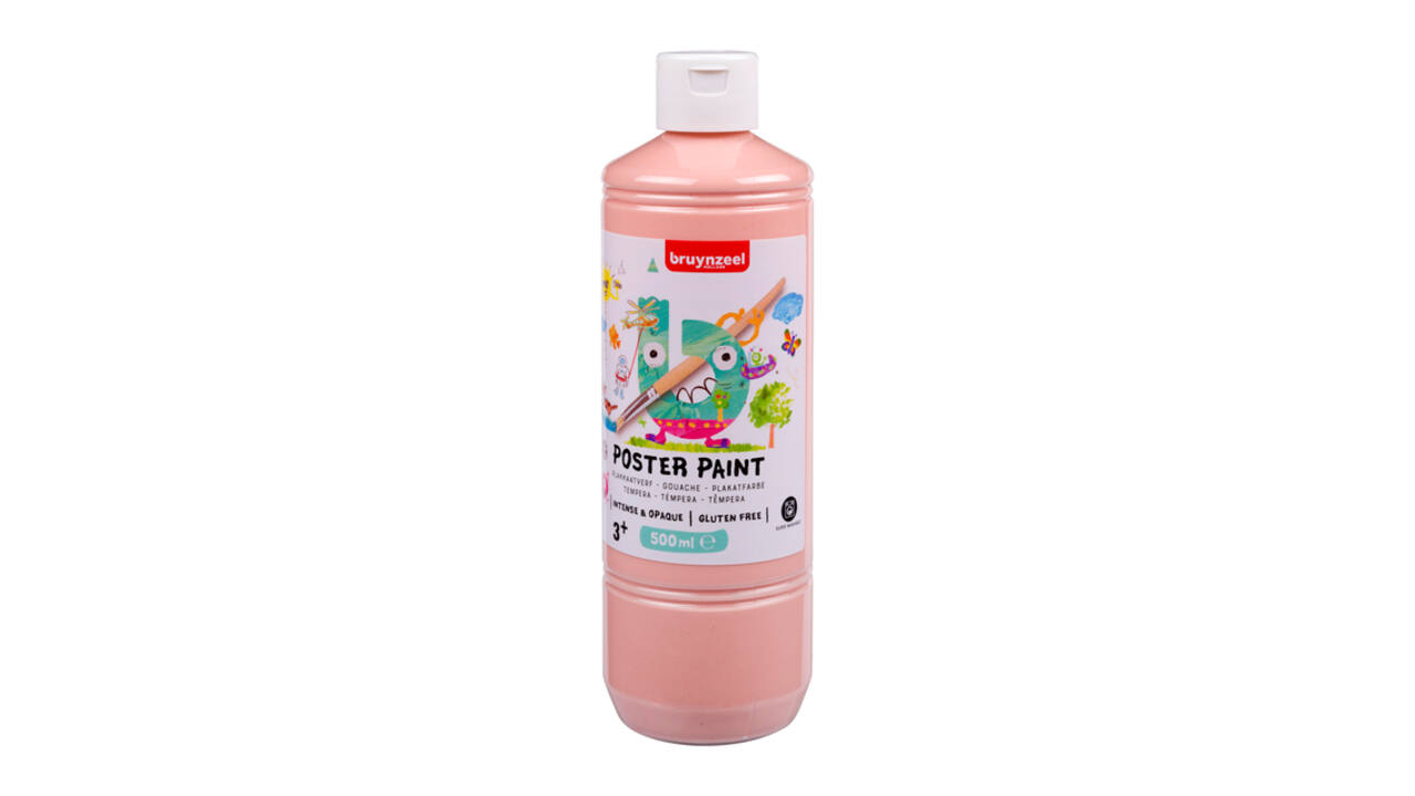 Plakkaatverf Bruynzeel beige roze fles à 500ml