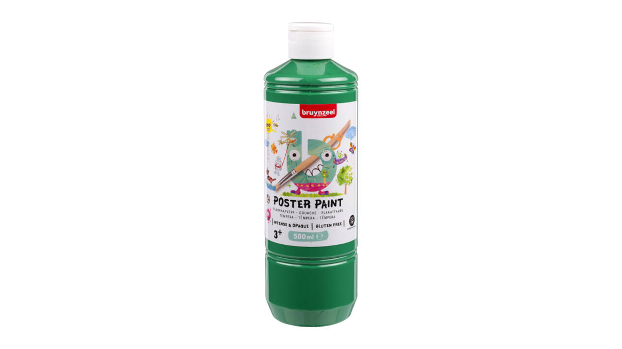 Plakkaatverf Bruynzeel groen fles à 500ml