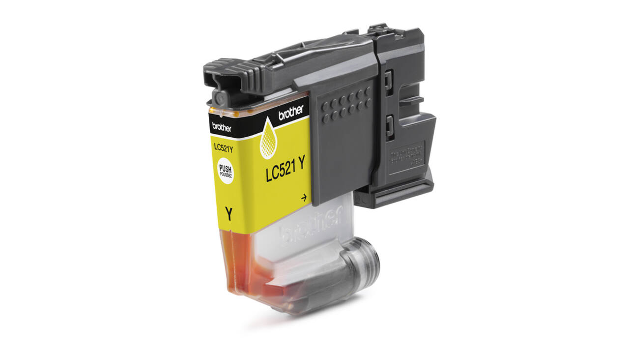 Inktcartridge Brother LC-521Y geel