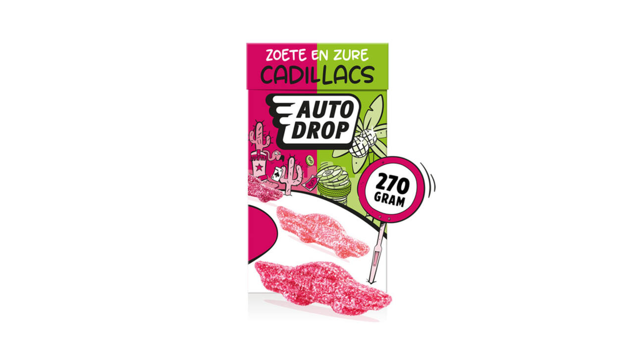 Autodrop zoete en zure Cadillacs pak 270gr