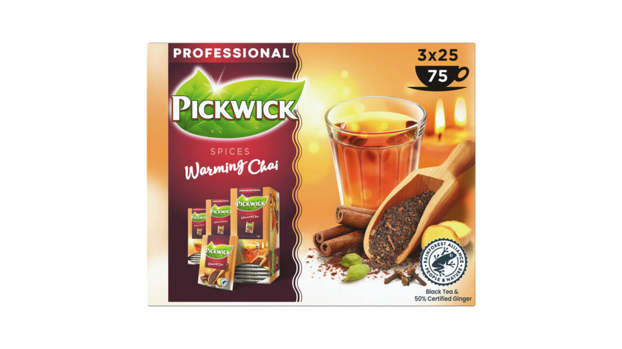 Thee Pickwick warming chai 25x1.5gr