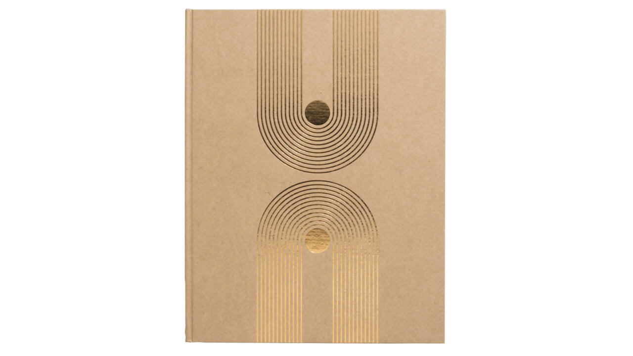 Gastenboek Exacompta Graphik 270x220mm blanco kraft