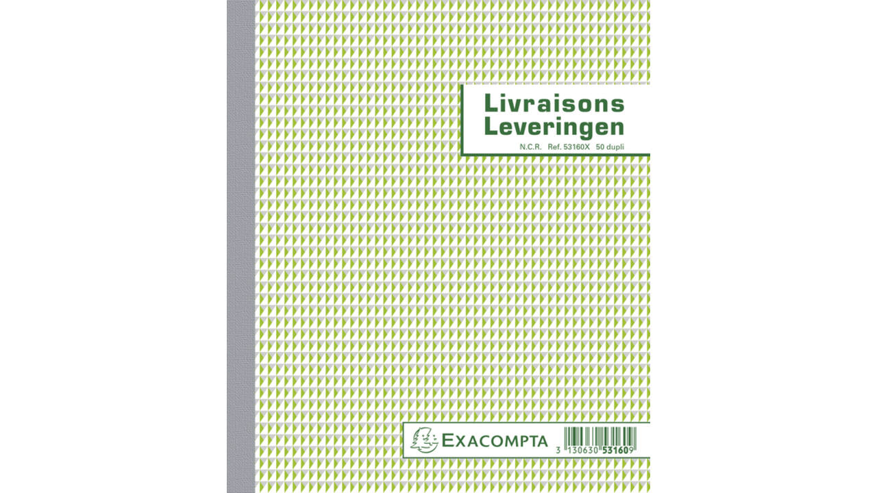 Leveringenboek Exacompta Manifold dupli 50vel Nl Fr