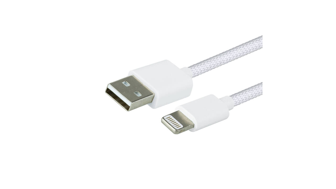 Kabel Green Mouse USB-A to Lightning data Woven 2m