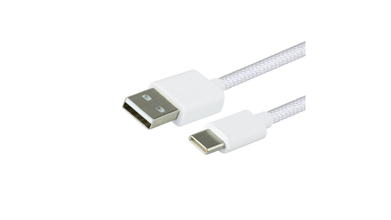 Kabel Green Mouse USB-A to USB-C data Woven 1m