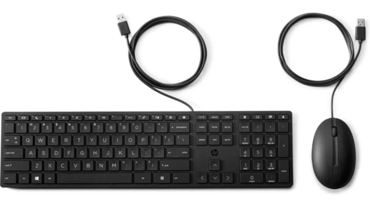 Toetsenbord + muis HP 320MK bedraad QWERTY