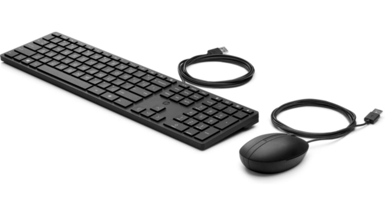Toetsenbord + muis HP 320MK bedraad QWERTY
