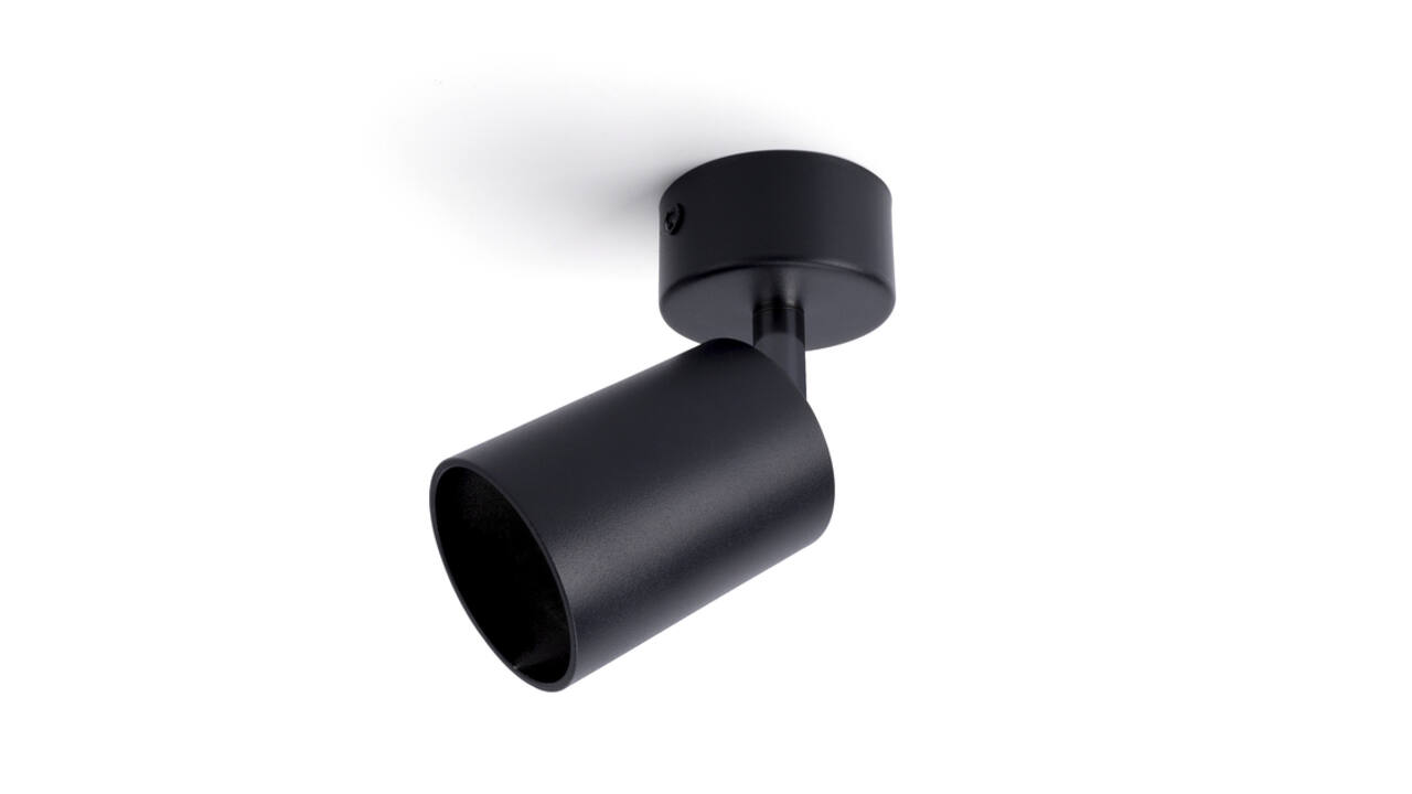 Plafondspot Integral Siena 1 spot IP20 GU10 zwart