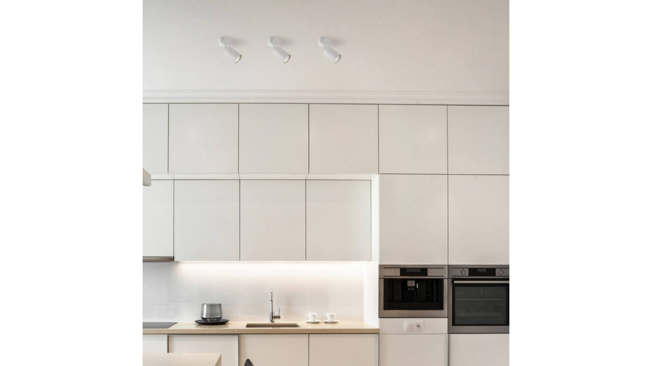 Plafondspot Integral Siena 1 spot IP20 GU10 wit