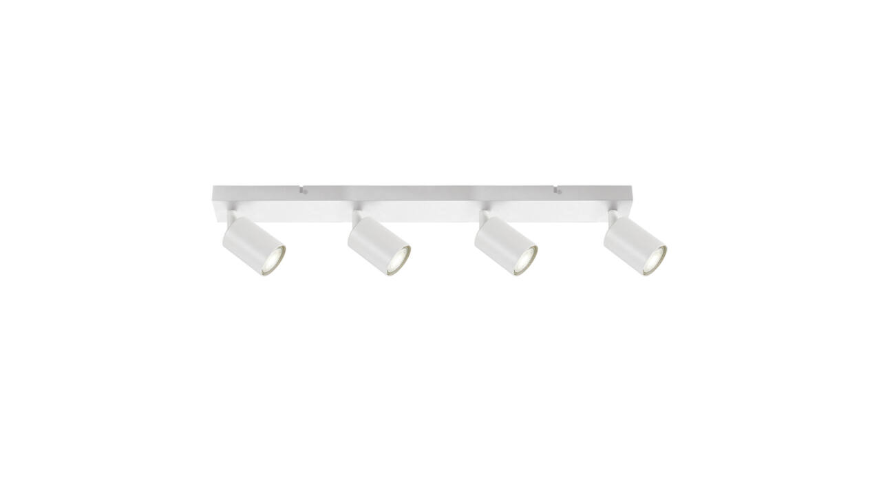 Plafondspot Integral Siena 4 spot IP20 GU10 wit