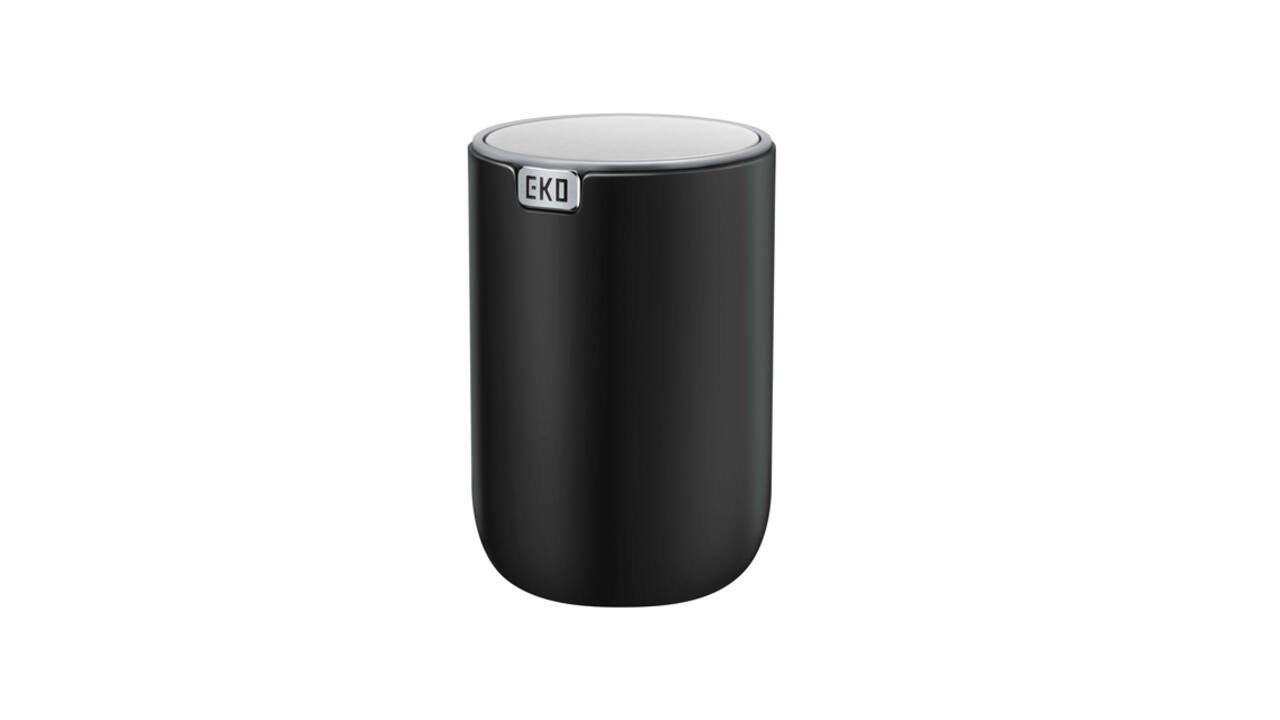 Afvalbak EKO Fandy 2 tafelmodel met swingdeksel 1,5 liter zwart