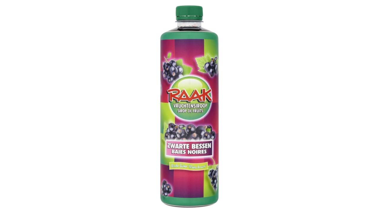 Siroop RAAK zwarte bessen 750ml