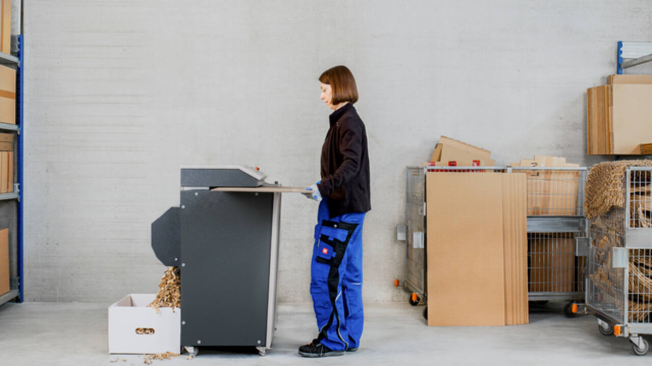 Verpakkingschipmachine HSM ProfiPack ecoChip incl. adaptieset