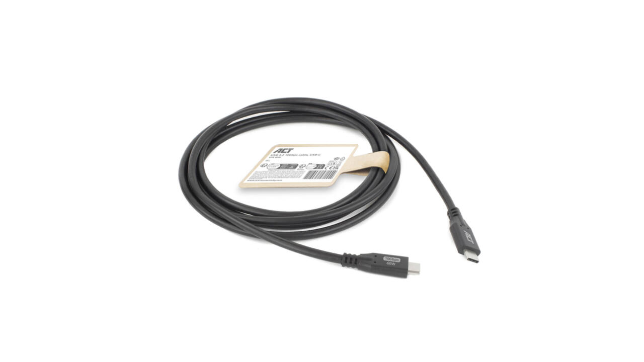 Kabel ACT USB-C 3.0 10Gbps 60W USB 1 meter