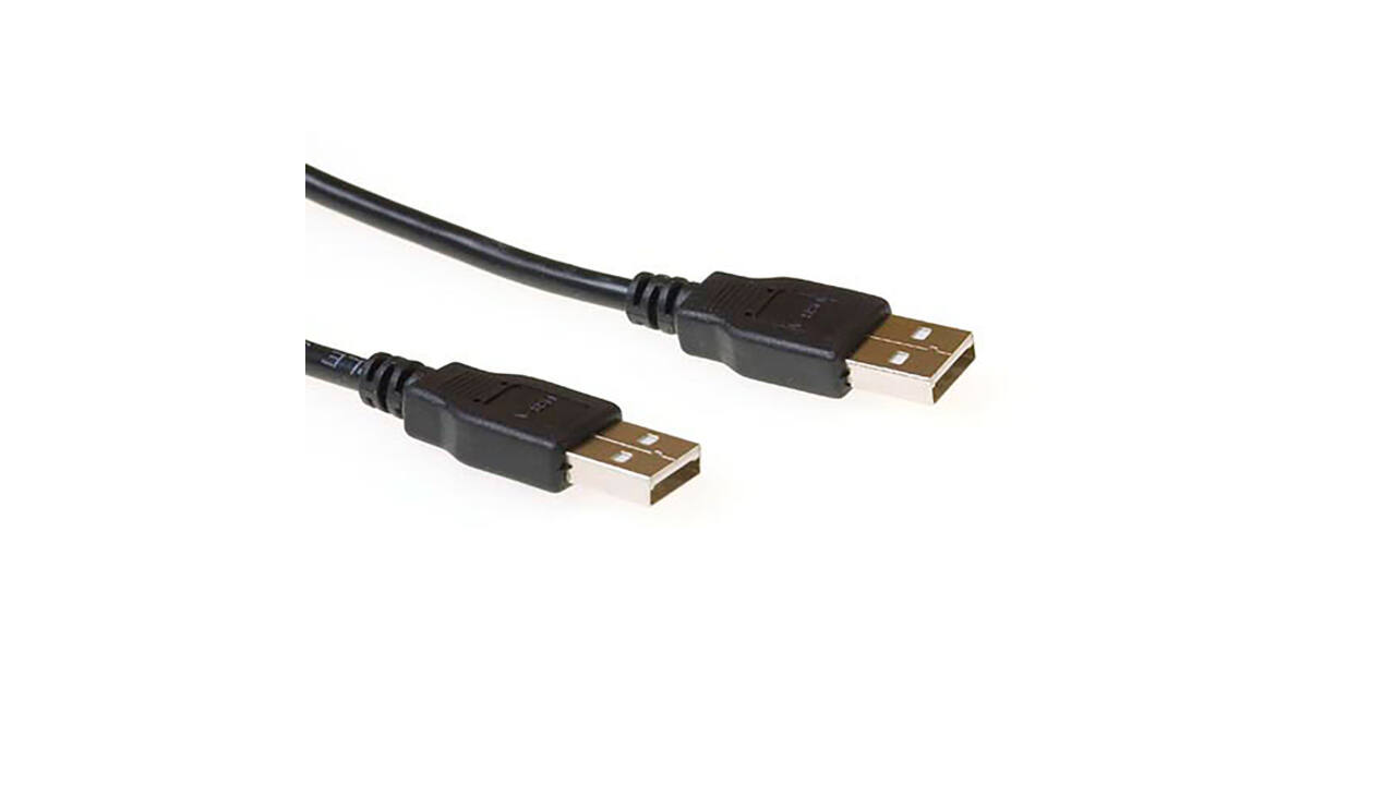 Kabel ACT USB 2.0 A male - USB A male 3 meter