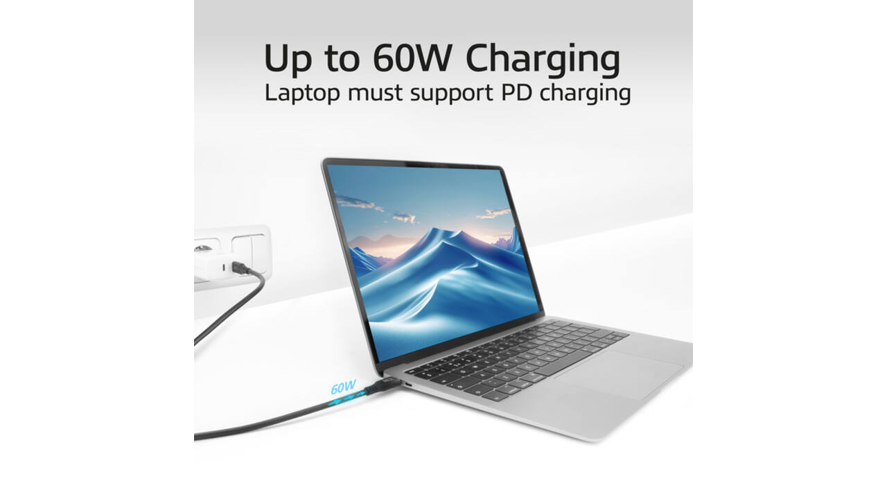 Kabel ACT USB-C 3.2 GEN.2 M/M zwart 2 meter