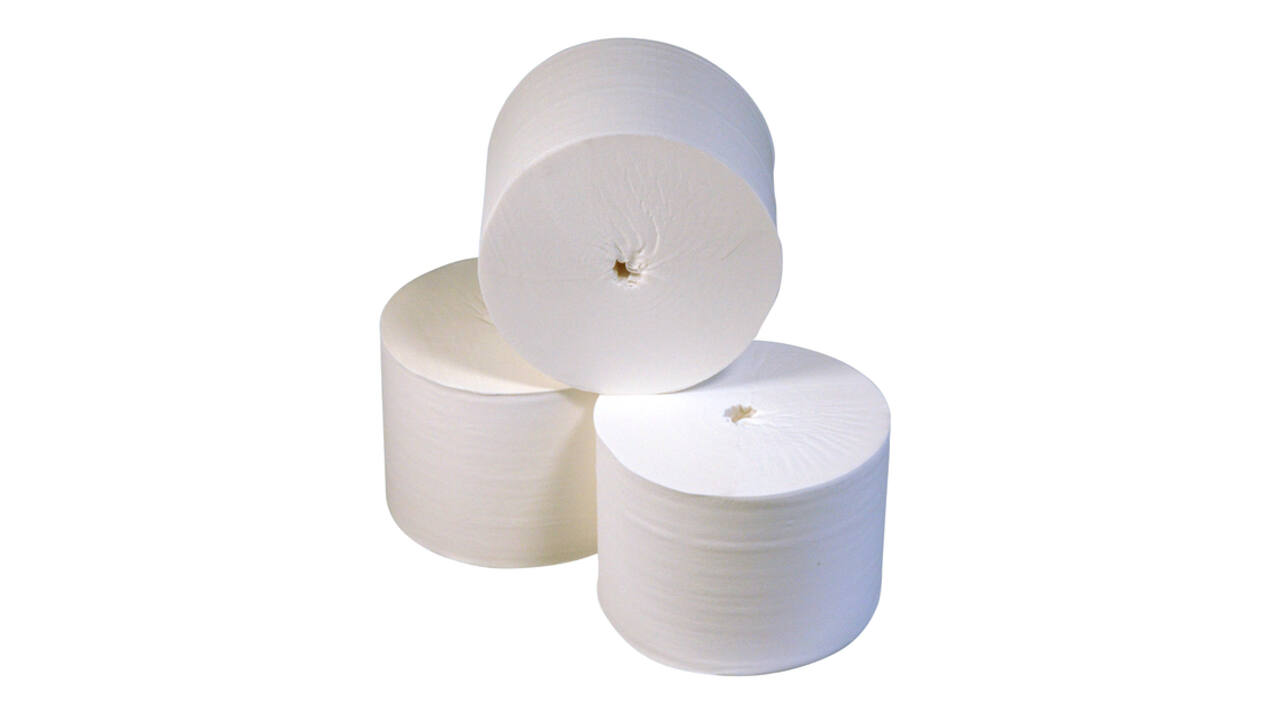 Toiletpapier Coreless 2-laags 104m wit