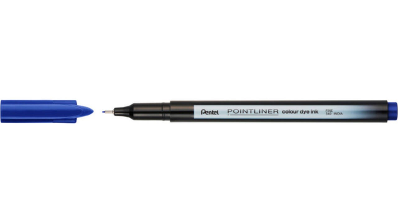 Fineliner Pentel Pointliner S40-C fijn blauw