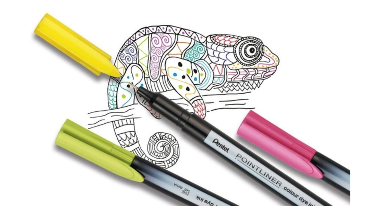 Fineliner Pentel Pointliner S40-C fijn blauw