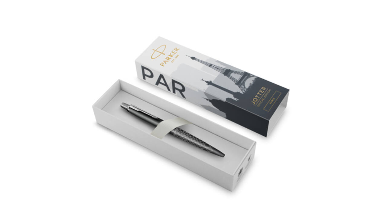 Balpen Parker Jotter special edition Paris grey CT medium