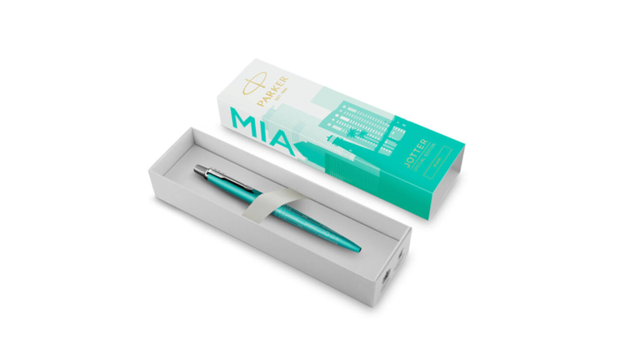 Balpen Parker Jotter special edition Miami turquoise CT medium
