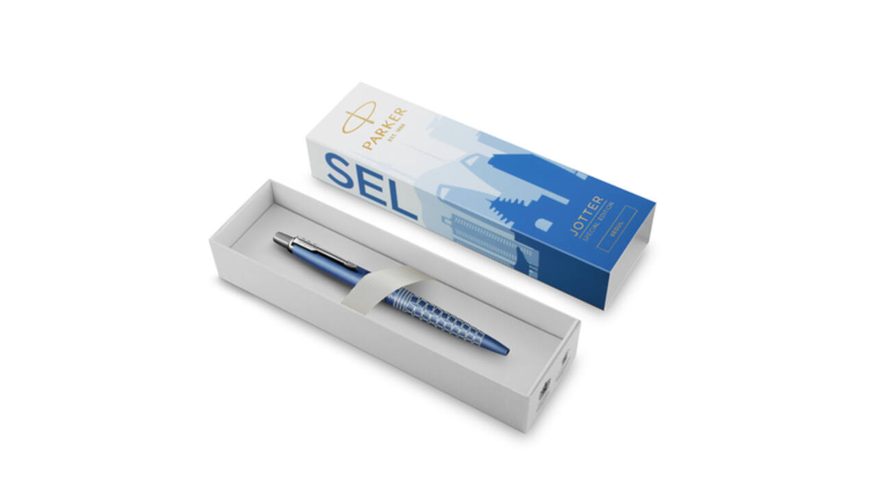 Balpen Parker Jotter special edition Seoul blue CT medium