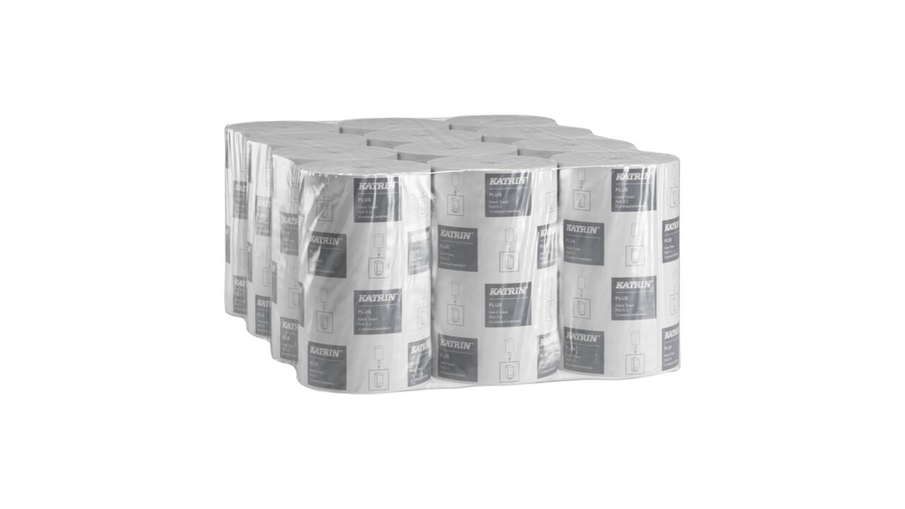 Poetspapier Katrin Plus klein 2-laags 240 vel wit 97494