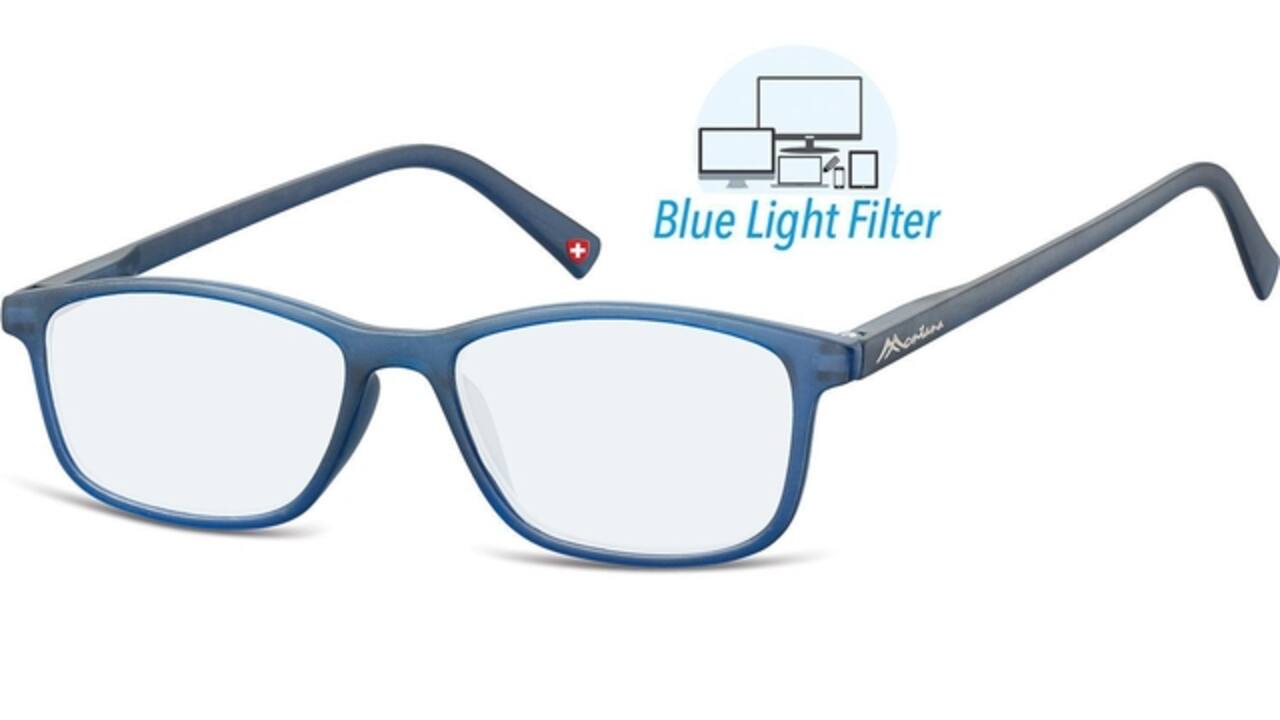 Leesbril  Montana +1.00 dpt blue light filter blauw