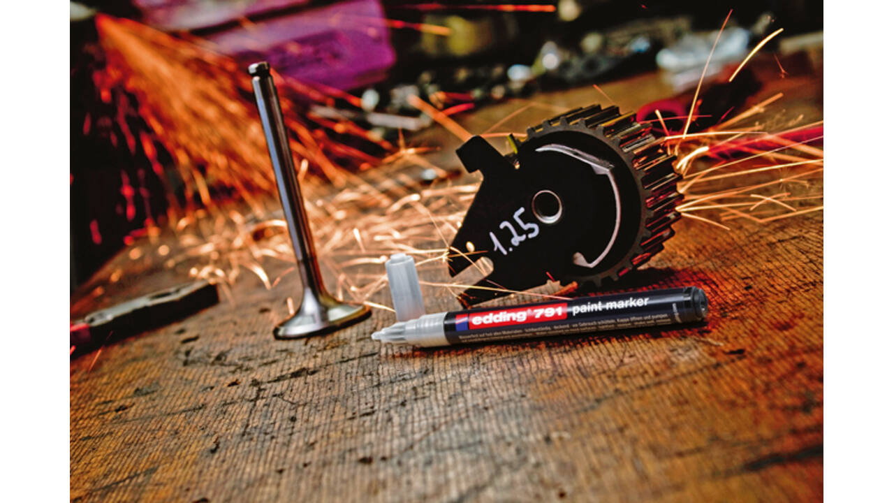 Paintmarker edding 791 PCR op alcoholbasis 1-2mm groen
